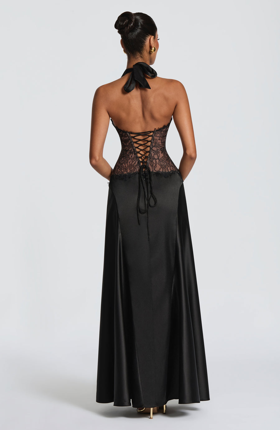 Sophia Black Maxi Summer Dress