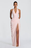 Sophia Blush Maxi Summer Dress