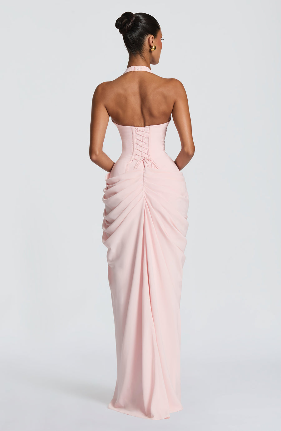 Sophia Blush Maxi Summer Dress