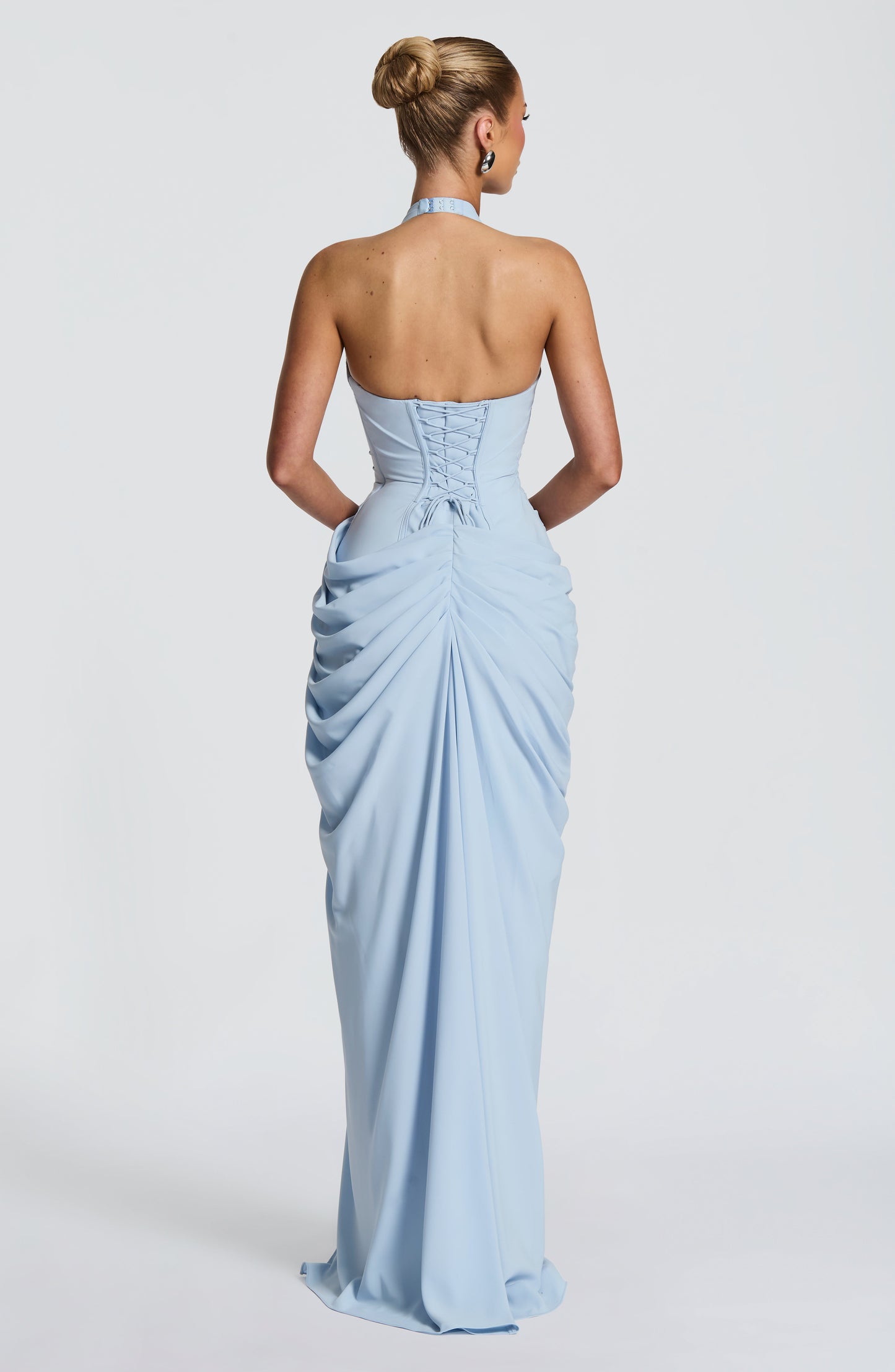 Sophia Glacier Blue Maxi Summer Dress
