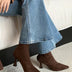 Clara | Stylish Pointed Toe Ankle Boots for Women - Brown