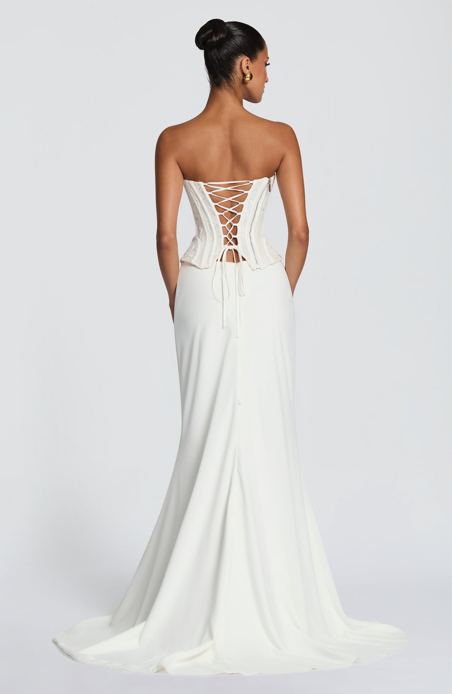 Sophia Ivory Corset Sundress