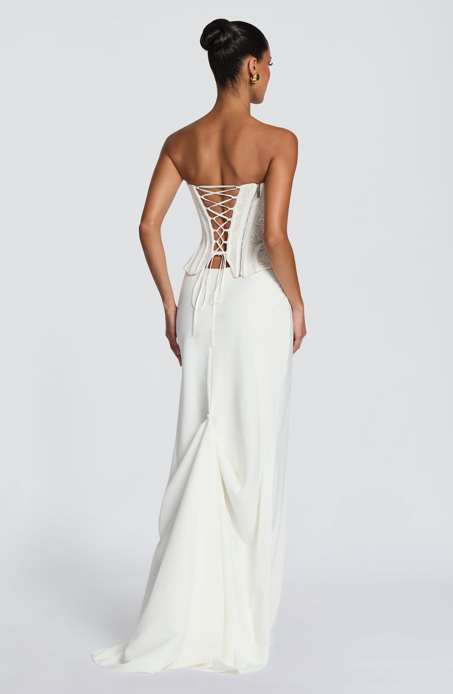 Sophia Ivory Corset Sundress