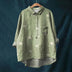 Angela | Women's Versatile Style Oversized Shirt - Green