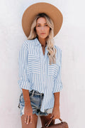 Jane | Women's Striped Blouse - Casual Chic