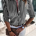 Delilah | Stylish Striped Blouse for Relaxed Summer Comfort - Black