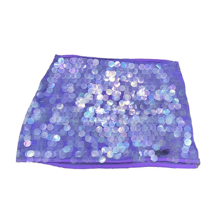 Luvrefashion | Tiffany Glittering Sequin Mini Skirt for Chic Evenings in Yellow - image 6
