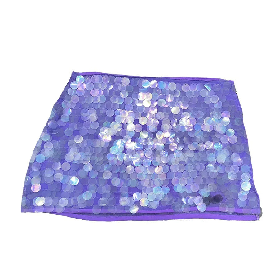 Luvrefashion | Tiffany Glittering Sequin Mini Skirt for Chic Evenings in Yellow - image 6