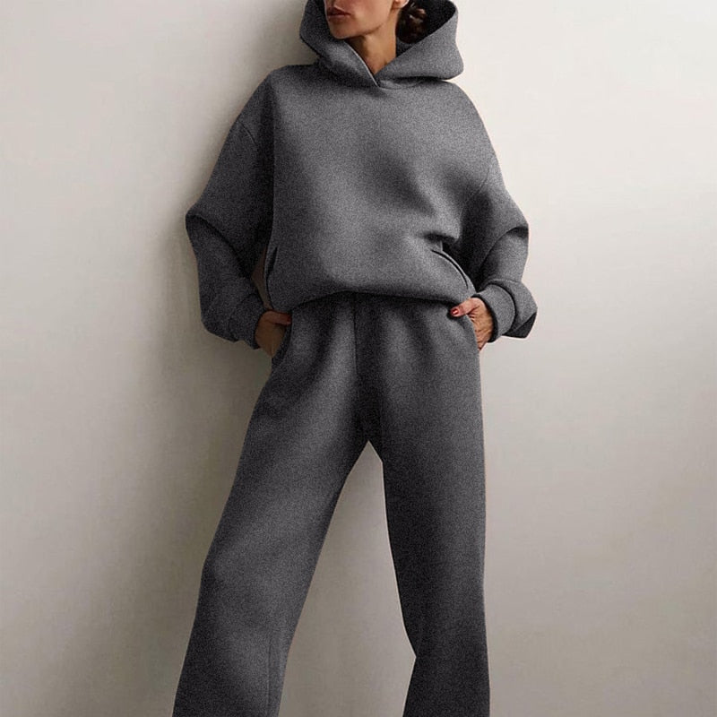 Luvrefashion | Esther Casual Hoodie and Jogger Set in Brown - image 7