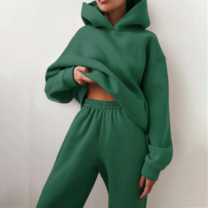 Luvrefashion | Esther Casual Hoodie and Jogger Set in Brown - image 11