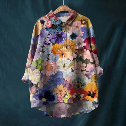 Luvrefashion | Angela Versatile Style Oversized Shirt in Dark Green - image 7