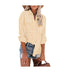 Jane | Women's Striped Blouse - Casual Chic - Yellow