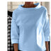Diane | Elevated Neckline - Light Blue