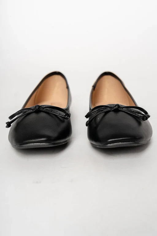 Sophia's Classic Black Ballet Flats for Summer