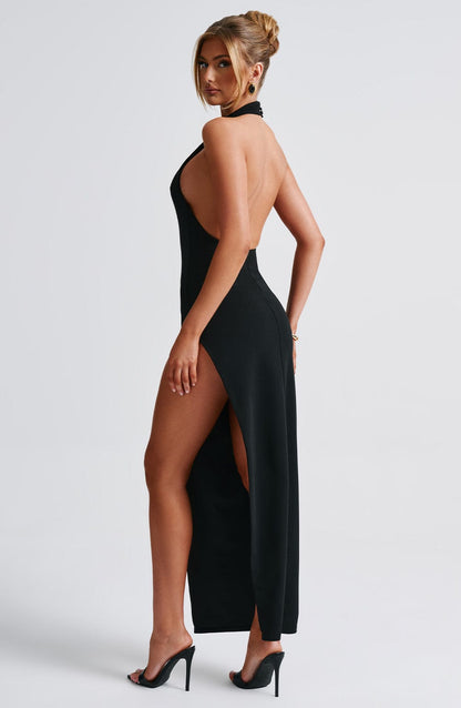 Adalia Black Maxi Dress in XS - image 7