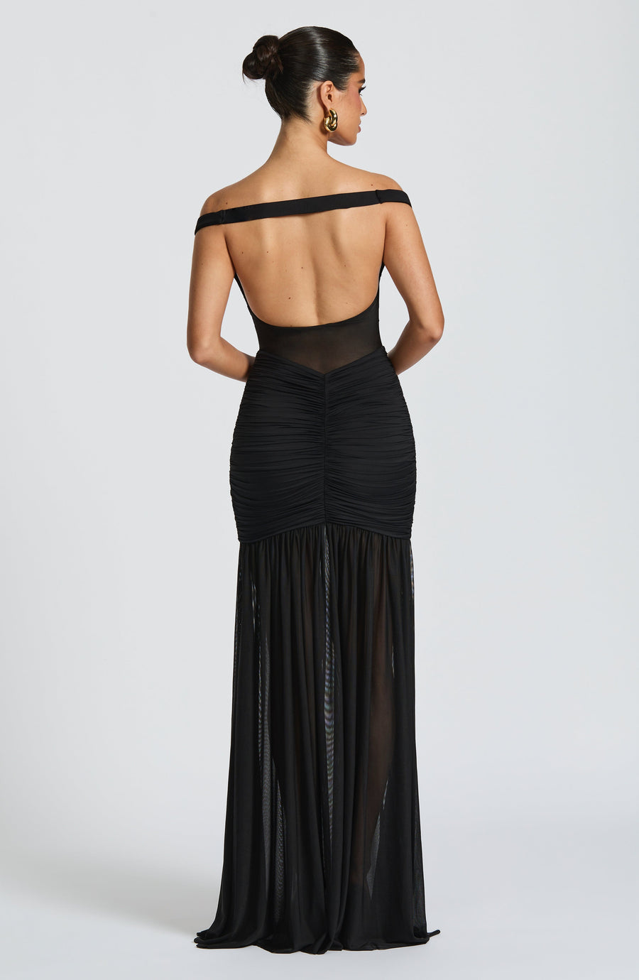 Sophia Black Maxi Summer Dress