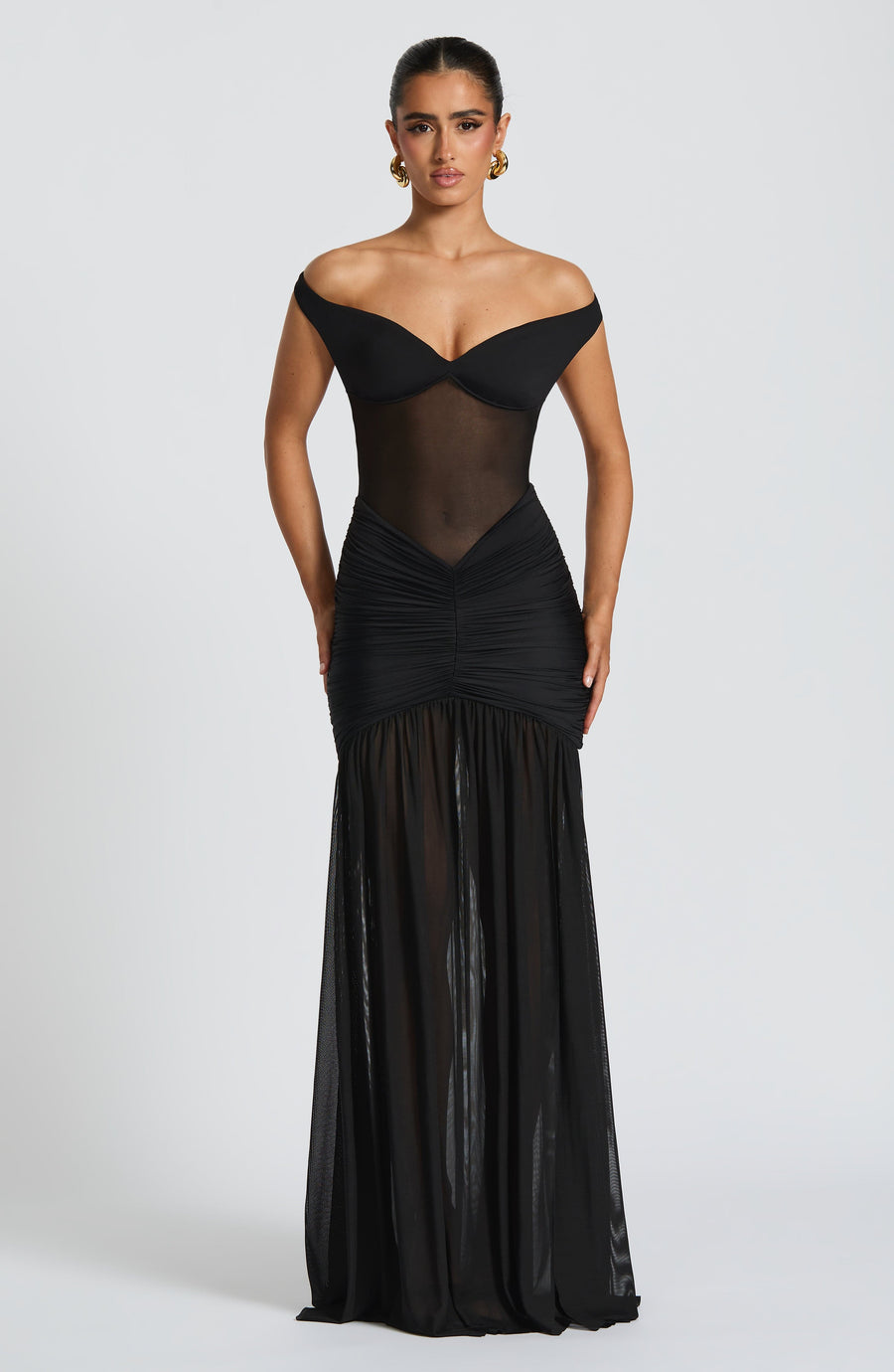 Sophia Black Maxi Summer Dress