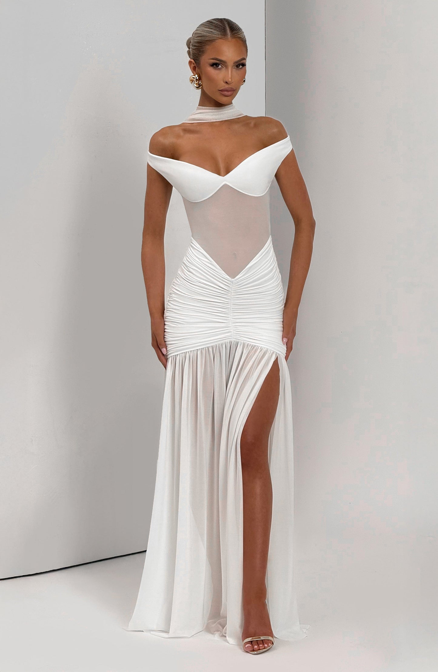 Ivory Alaia Maxi Dress in XS - image 6
