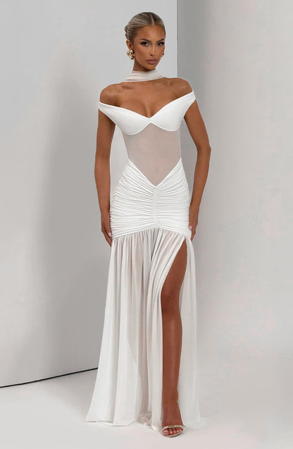 Ivory Alaia Maxi Dress in XS - image 6