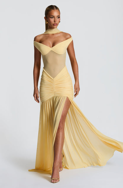 Alaia Lemon Maxi Dress in XS - image 6