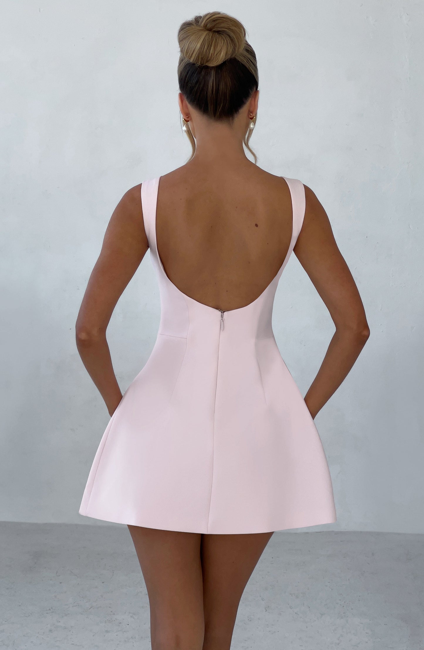Blush Alana Mini Dress in XS - side view