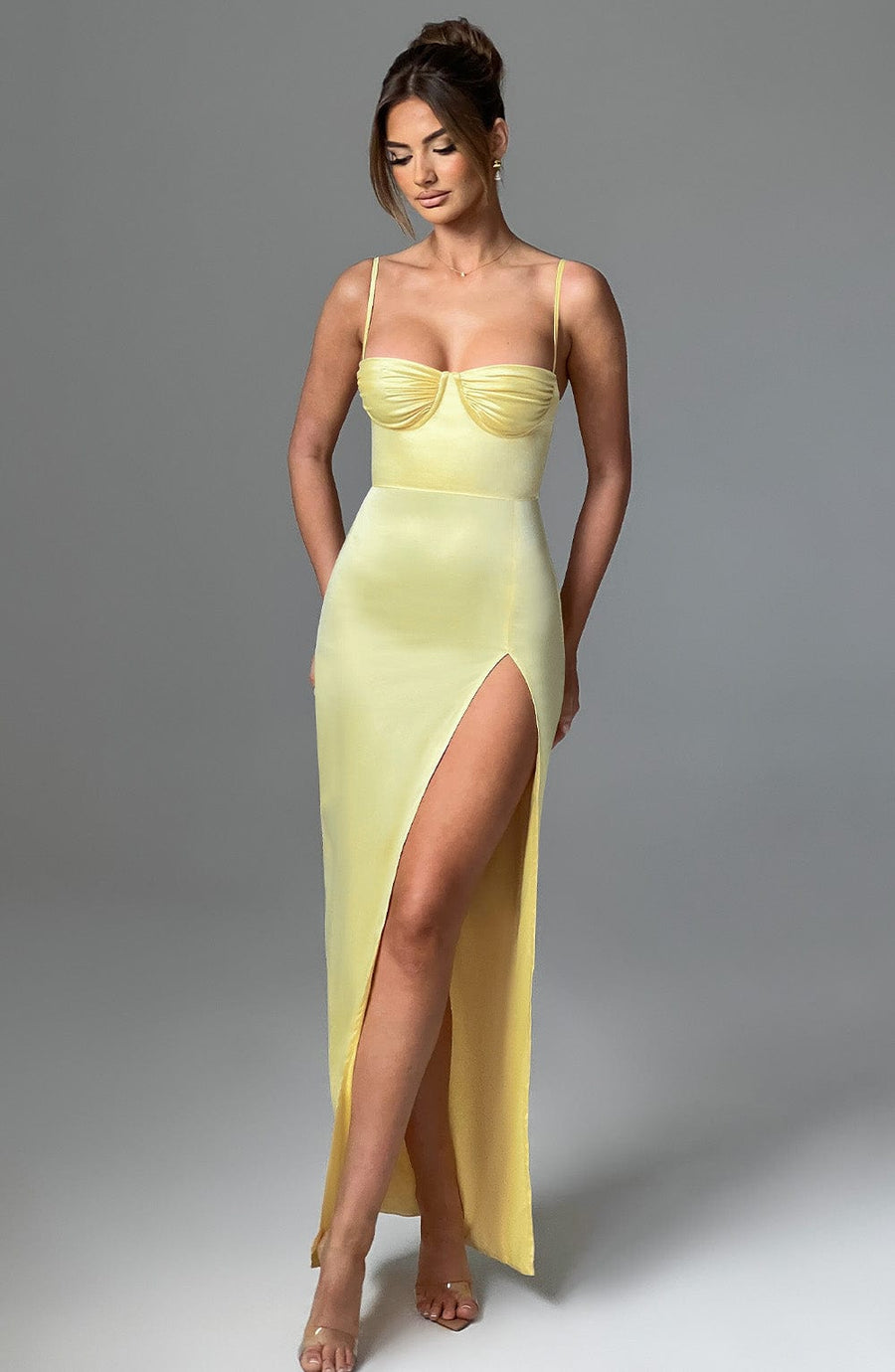 Sophia Lemon Maxi Summer Dress