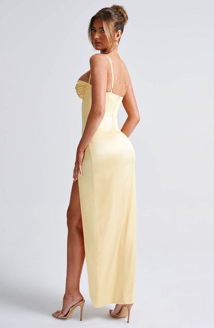 Alora Lemon Maxi Dress in XS - image 6