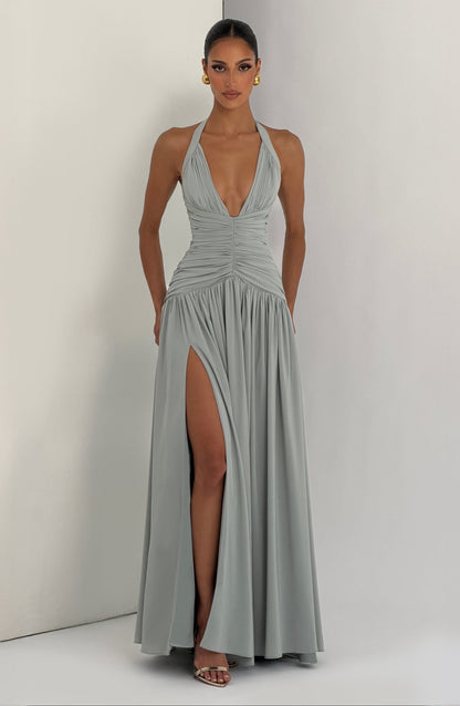 Sophia Sage Maxi Summer Dress