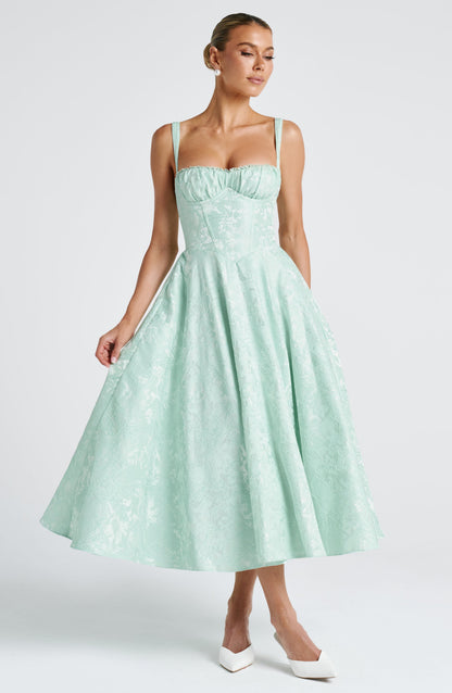 Sophia Mint Midi Sundress - Perfect Summer Style