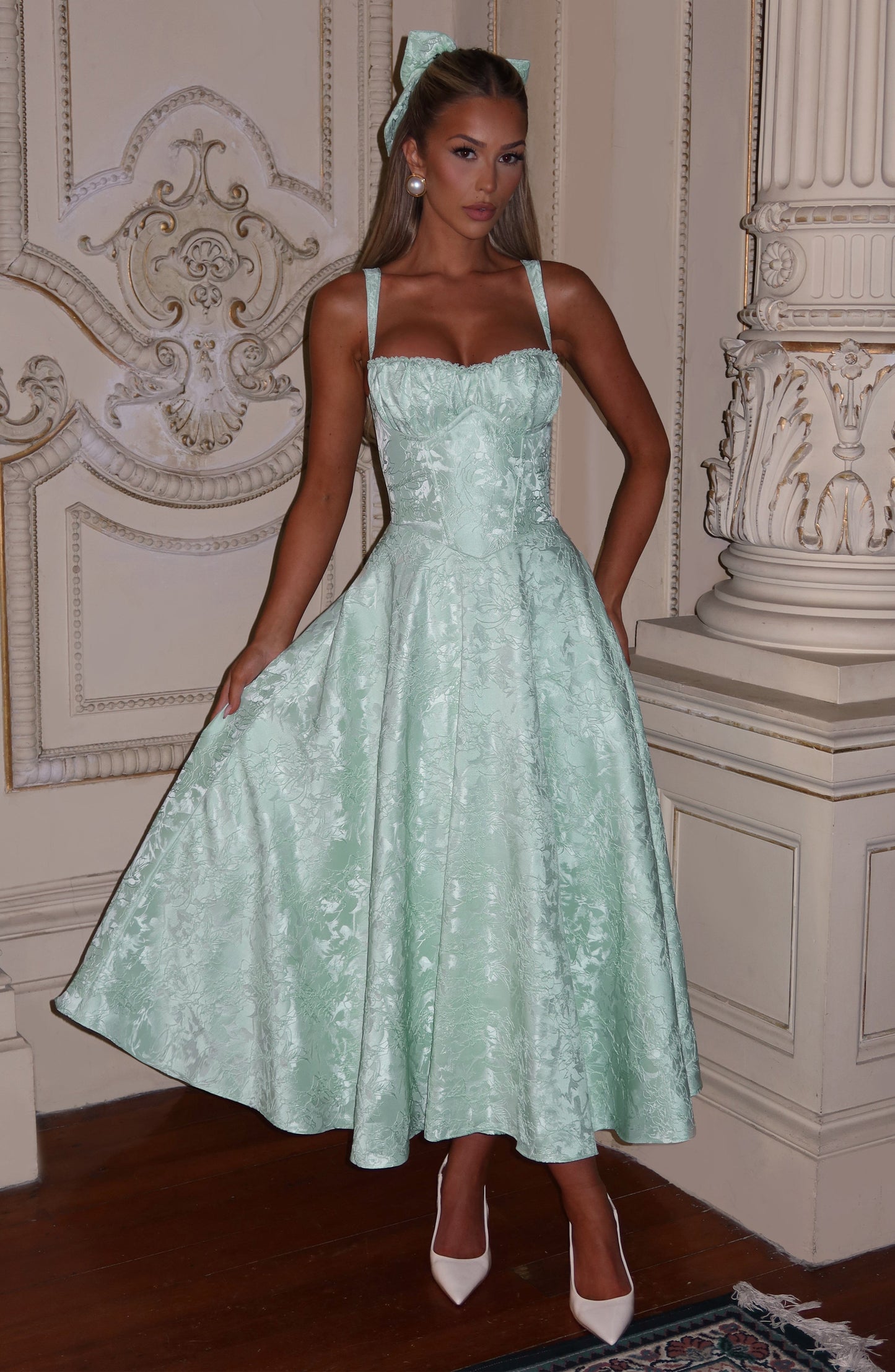 Sophia Mint Midi Sundress - Perfect Summer Style