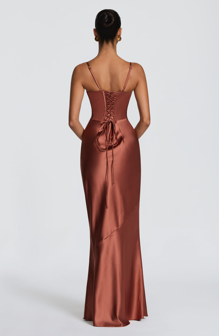 Chloe Rust Maxi Summer Dress