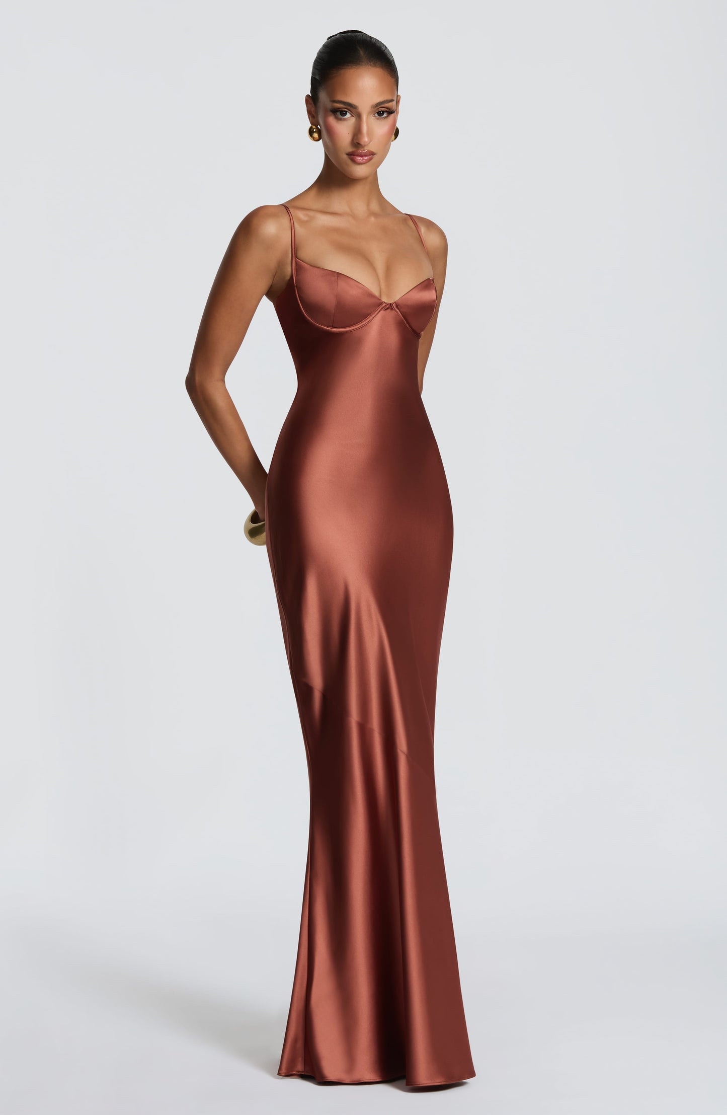 Chloe Rust Maxi Summer Dress