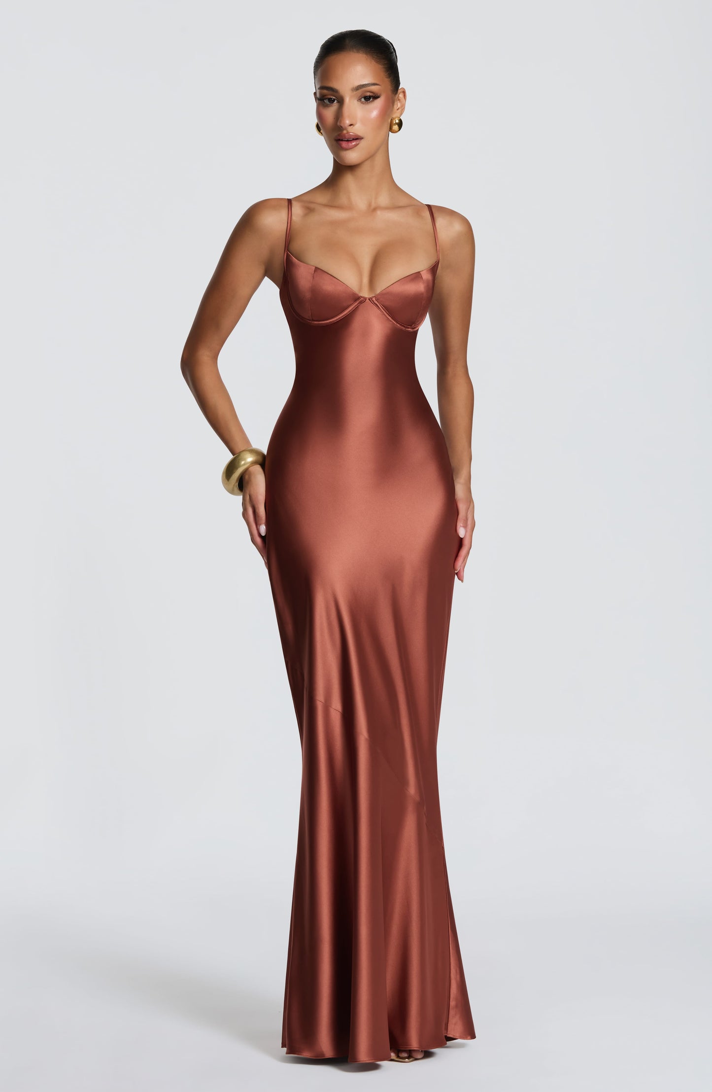 Chloe Rust Maxi Summer Dress