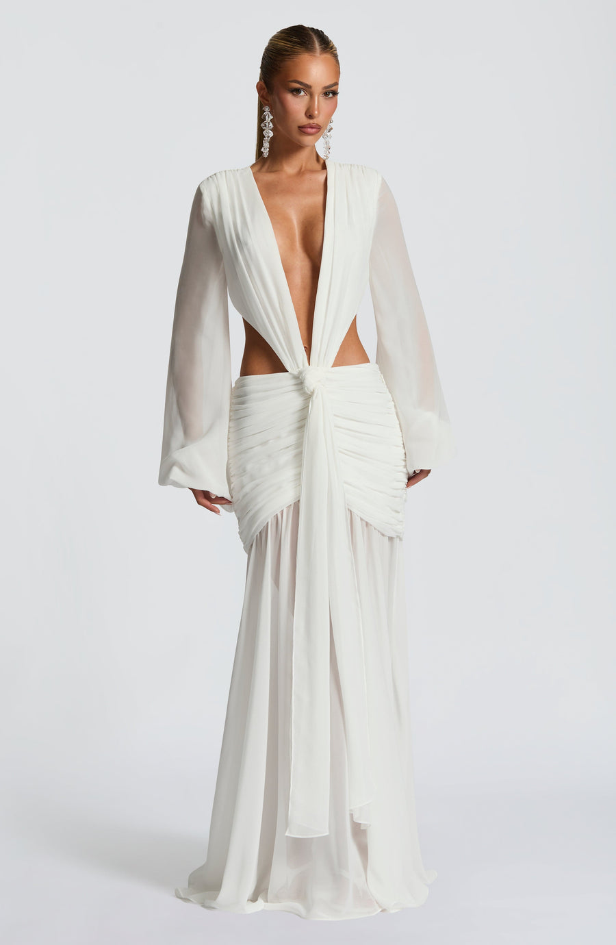 Chloe Ivory Maxi Summer Dress