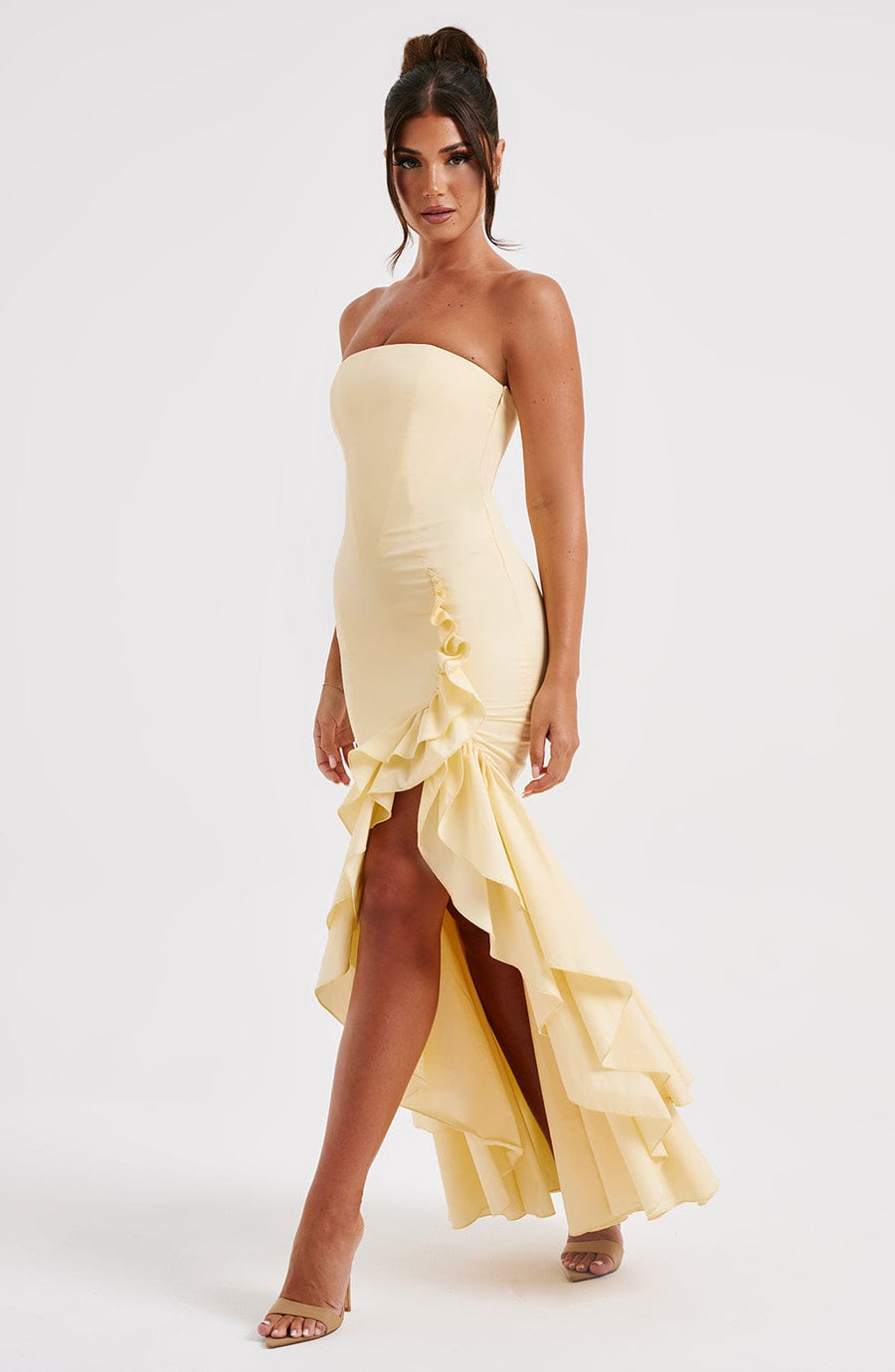 Sophia Lemon Maxi Summer Dress