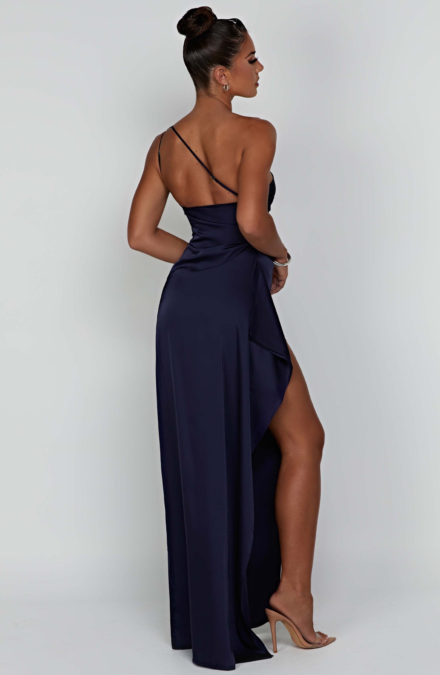 Navy Ariel Maxi Dress in XS - detail view