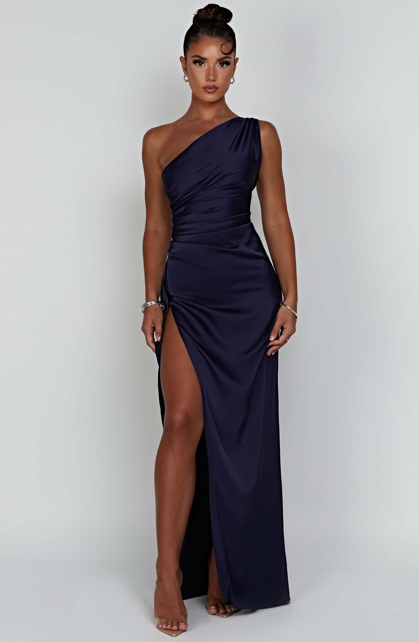 Navy Ariel Maxi Dress in XS - styled look