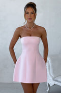Chloe Blush Mini Sundress - Cute Summer Fashion