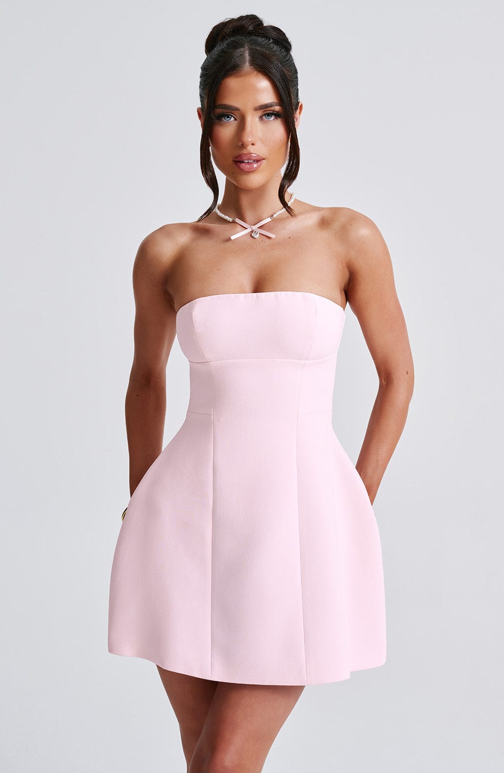 Chloe Blush Mini Sundress - Cute Summer Fashion