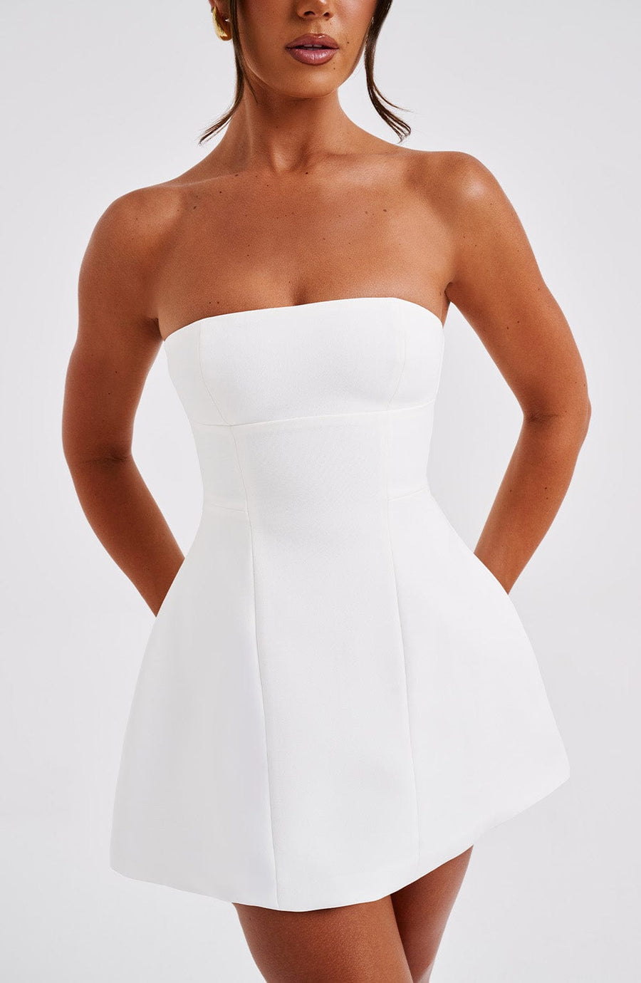 Lila Ivory Mini Sundress for Women