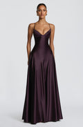 Sophia Plum Maxi Summer Dress