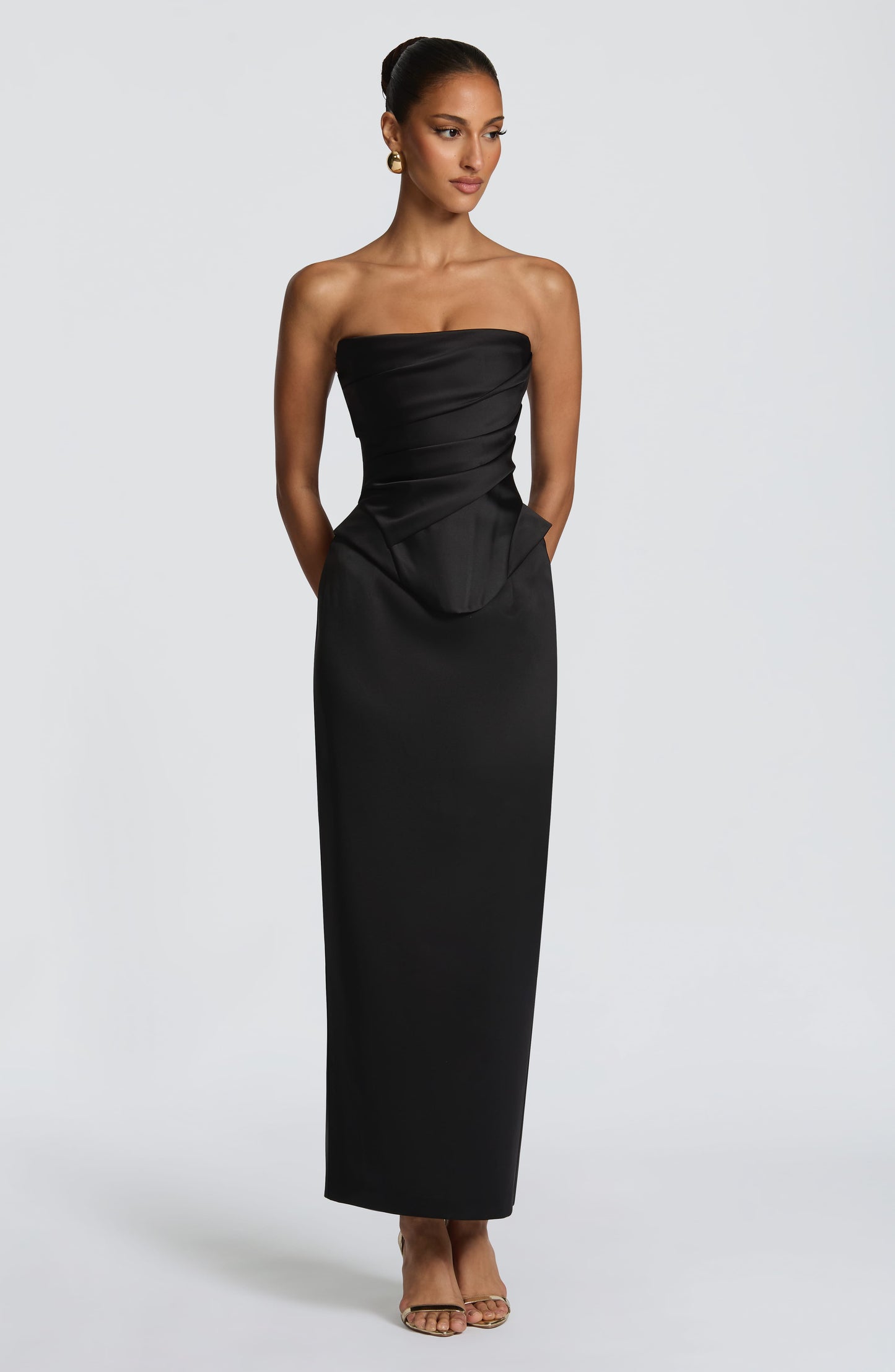 Sophia Black Corset Top - Chic Summer Fashion