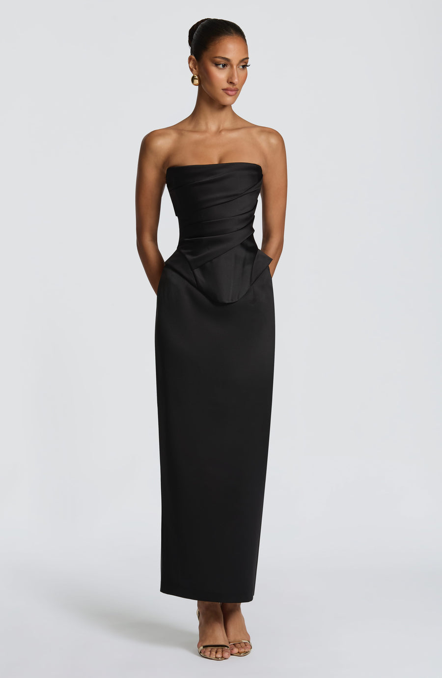 Sophia Black Corset Top - Chic Summer Fashion