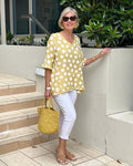 Dulce | Women's Timelessly Elegant Vintage Print Top