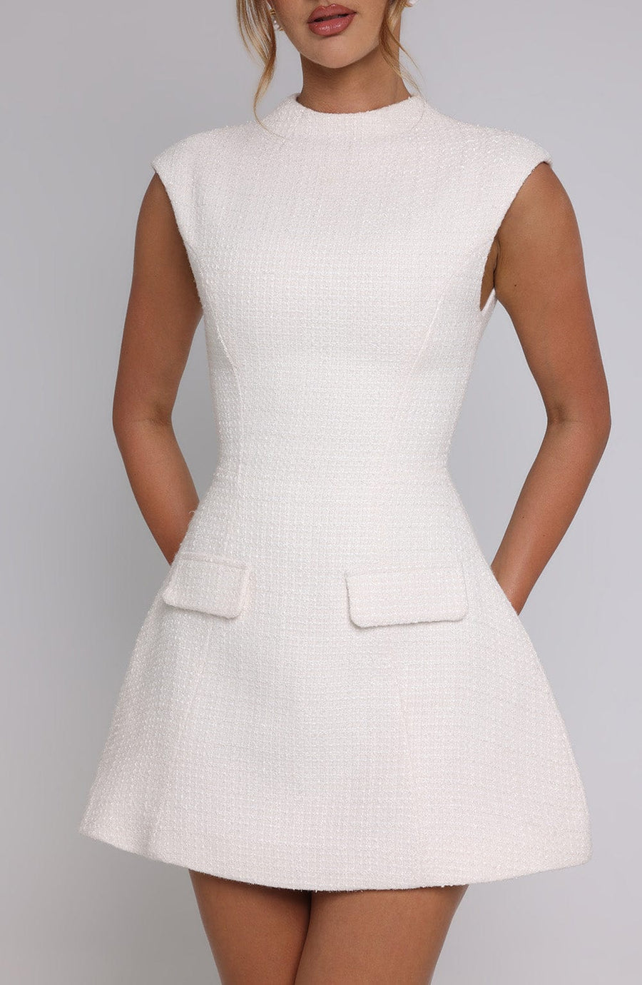 Sophia Ivory Mini Sundress - Cute Summer Fashion