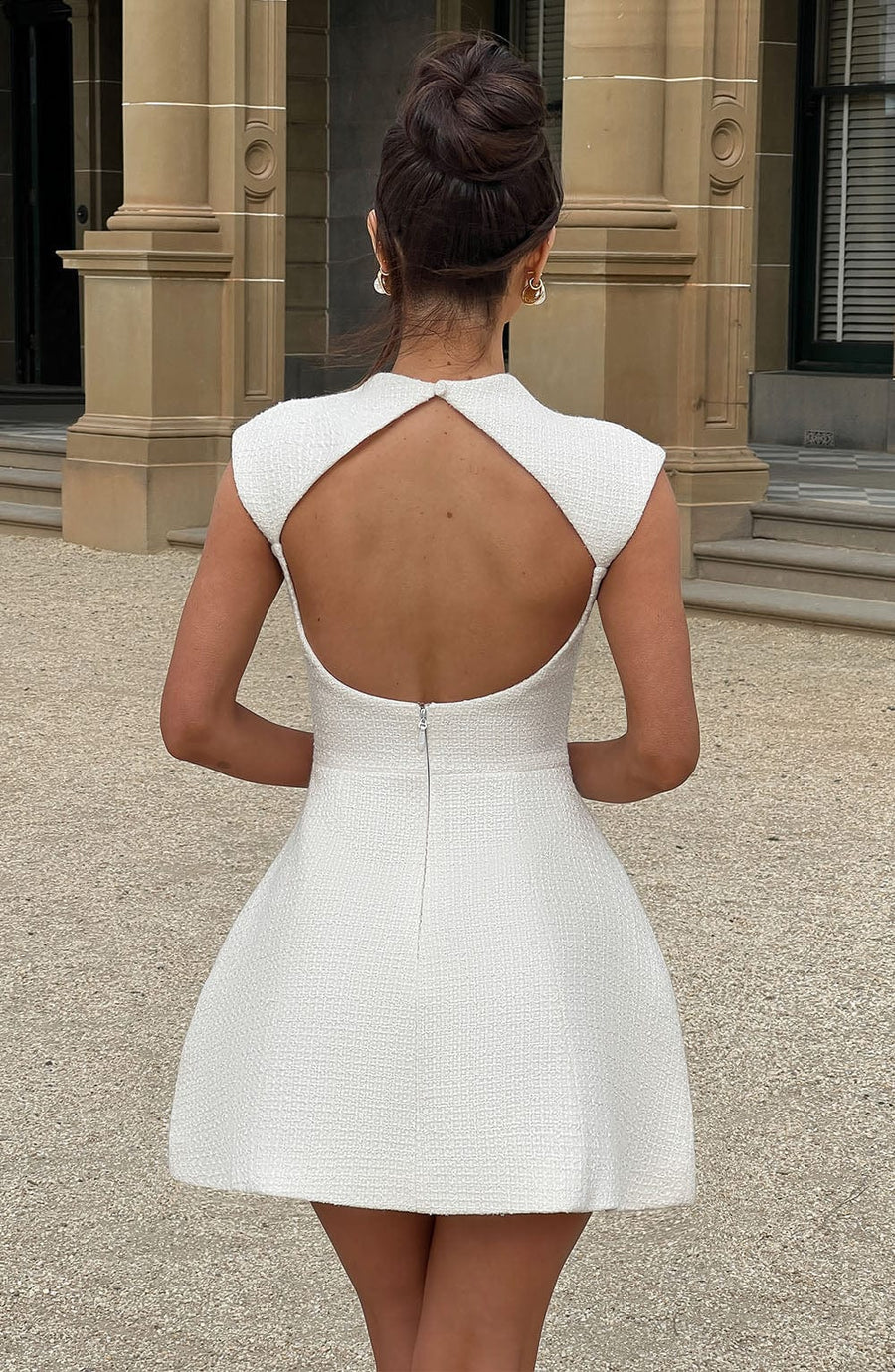 Sophia Ivory Mini Sundress - Cute Summer Fashion