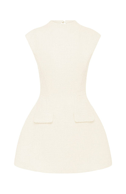 Sophia Ivory Mini Sundress - Cute Summer Fashion