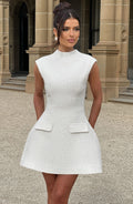 Sophia Ivory Mini Sundress - Cute Summer Fashion