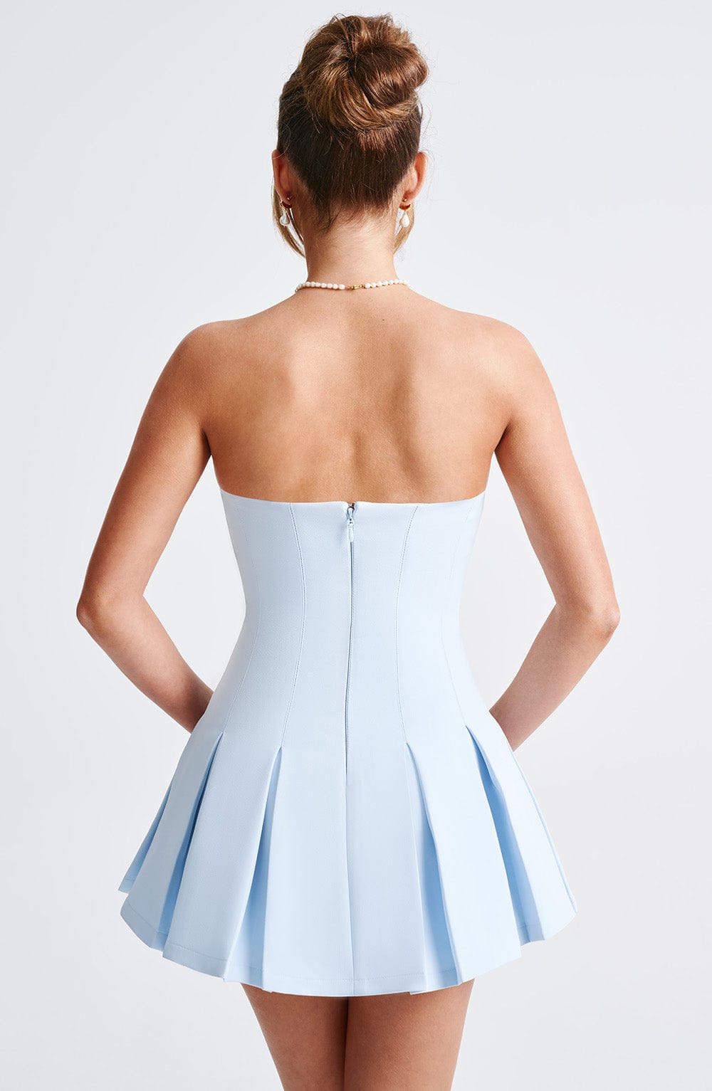 Chloe Blue Mini Sundress - Cute Summer Fashion