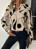 Stella | Printed Long Sleeve Blouse for Women